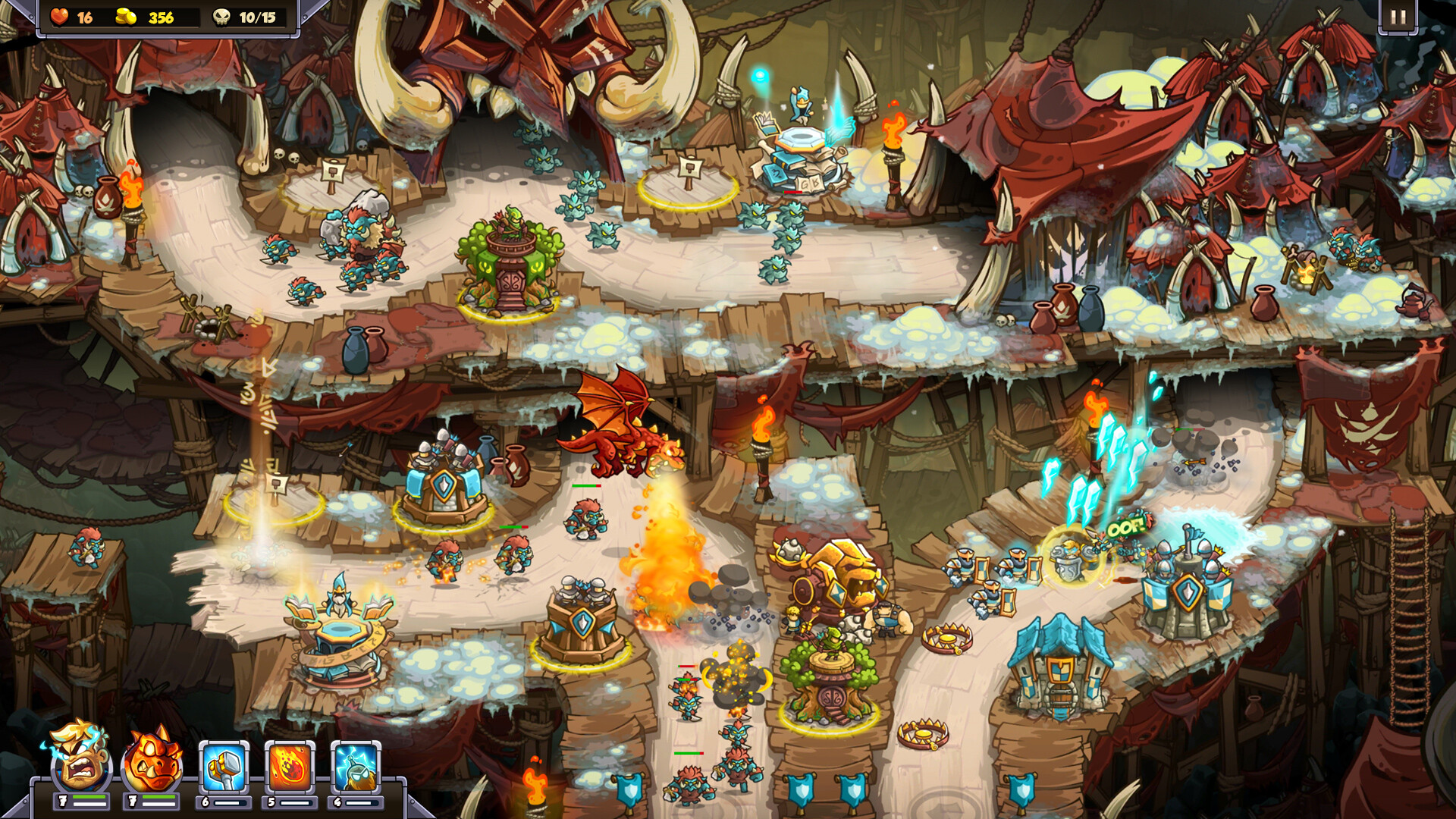 Official Genesis gameplay with defensive positions across the map